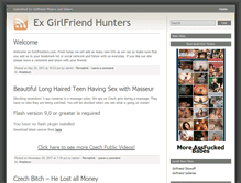 Tablet Screenshot of exgfhunters.com